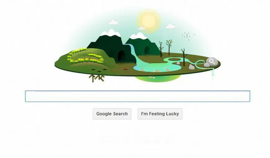 Ziua Pământului este celebrată de Google prin intermediul unor logouri speciale