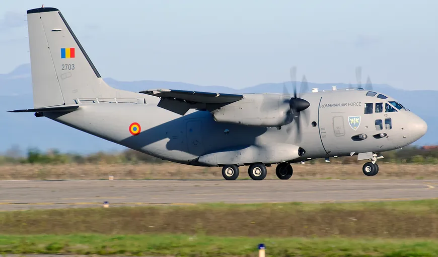 Exerciţiu militar multinaţional cu aeronave militare C-27J Spartan, în România