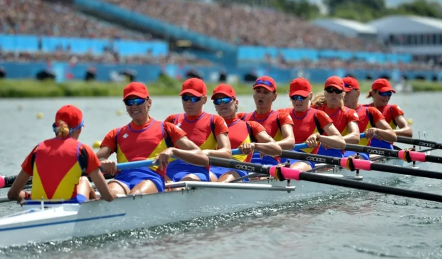Barca de aur a României s-a calificat la Olimpiadă. Canotoarele din echipa de 8+1 vor merge la Rio