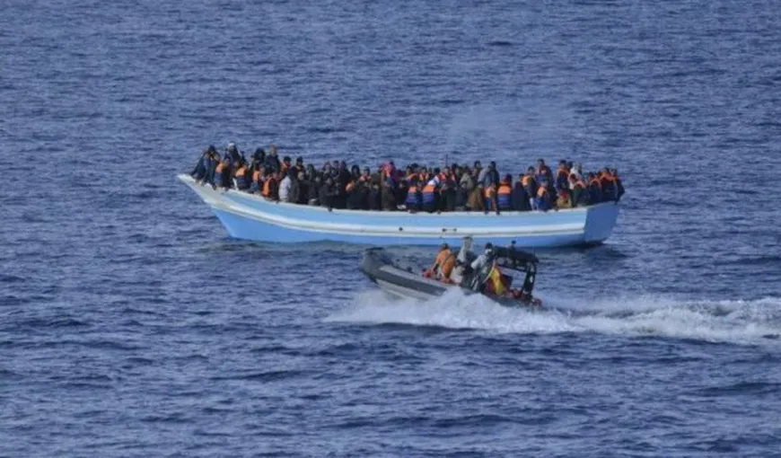 Peste 500 de imigranţi, salvaţi din Marea Mediterană în timp ce încercau să ajungă în Italia