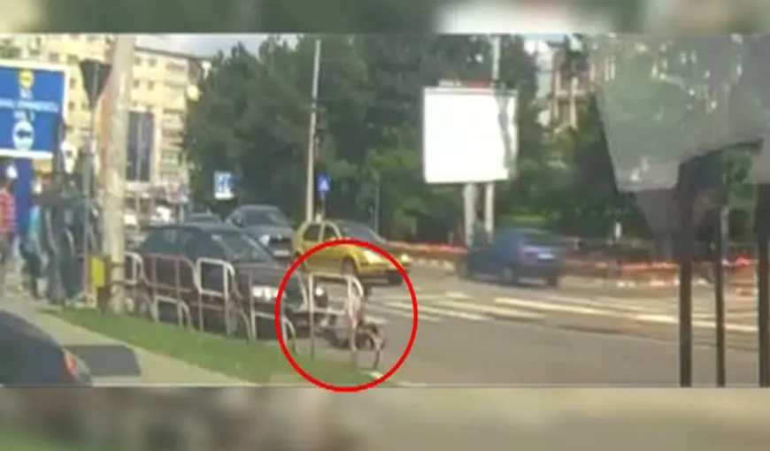 Accident în Botoşani. O femeie, lovită pe trecerea de pietoni VIDEO