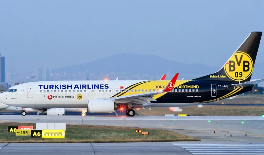 Alertă cu BOMBĂ la bordul unui avion al Turkish Airlines