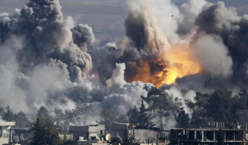 Artileria turcă şi coaliţia condusă de SUA au bombardat poziţii ale Statului Islamic în Siria
