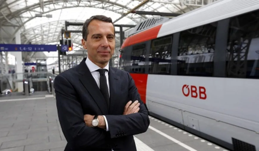 Christian Kern, şeful companiei naţionale feroviare OeBB, a fost ales noul cancelar al Austriei
