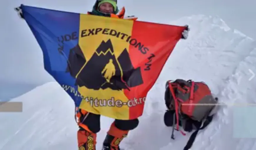 Alpinista Dor Geta Popescu a escaladat vârful Denali. La doar 12 ani s-a pozat pe „Gigantul” Americii de Nord