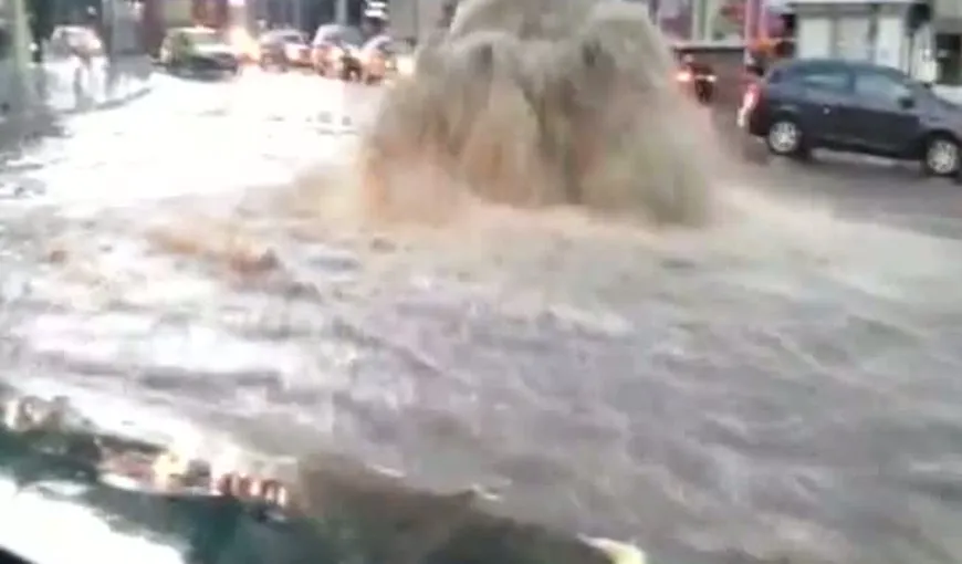 Alertă de inundaţii şi viituri în aproape toată ţara. Oraşe inundate şi oameni disperaţi VIDEO