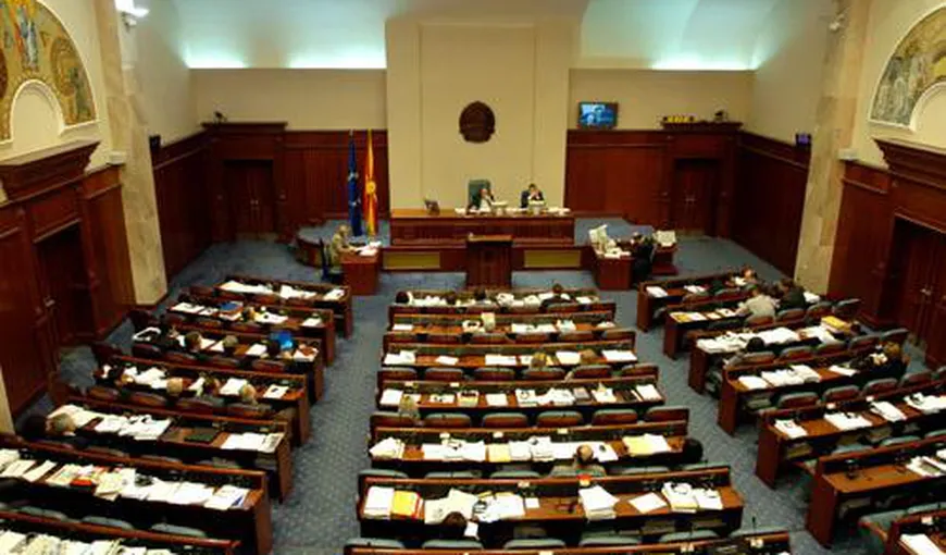 Parlamentul macedonean a anulat alegerile programate pentru 5 iunie