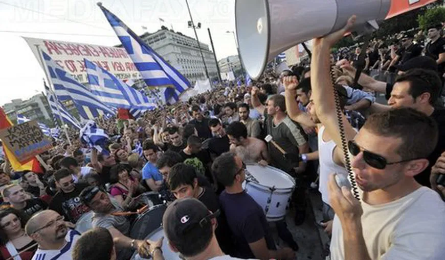 Manifestaţii de amploare în Grecia. Aproape 15.000 de persoane sunt nemulţumite de reforma pensiilor
