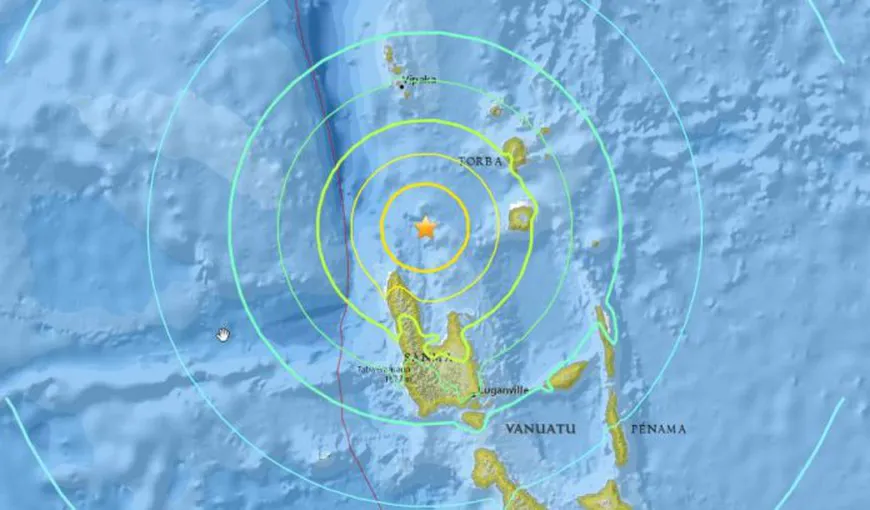 Un cutremur de 6 grade a zguduit insula Tanna din arhipelagul Vanuatu