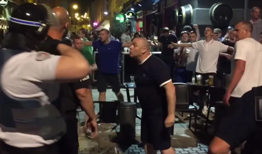 EURO 2016 începe cu scandal: Primele bătăi între huligani VIDEO