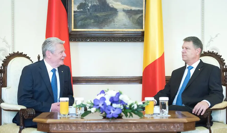 Klaus Iohannis s-a întâlnit cu preşedintele Germaniei: „Lupta anticorupţie este vitală pentru România”