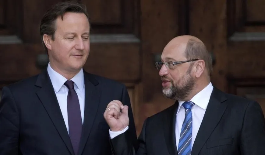 Martin Schulz îl acuză pe David Cameron: Un continent întreg este luat ostatic