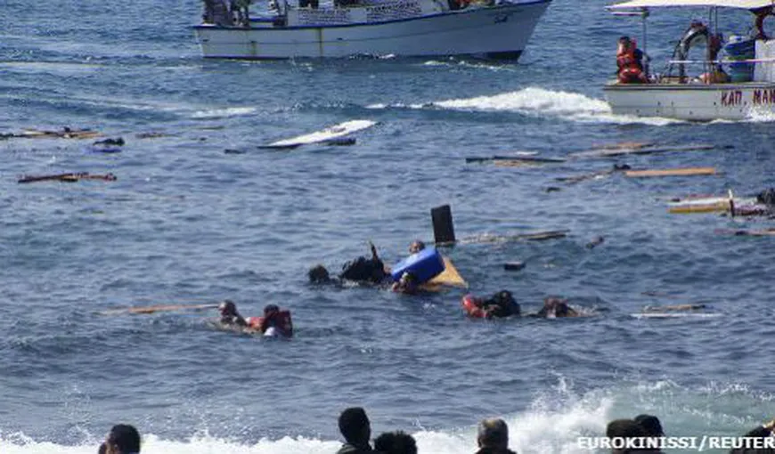 Peste 10.000 de migranţi s-au înecat în Marea Mediterană