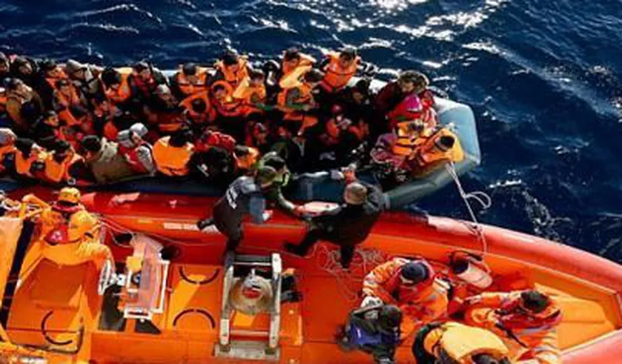Peste 1.700 de imigranţi, salvaţi de la înec cu nave româneşti