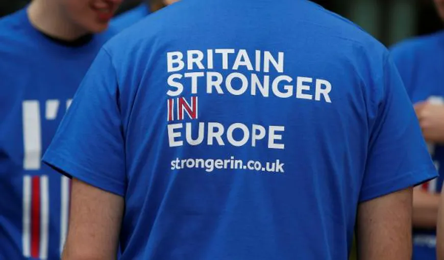 Referendum BREXIT: Numărul britanicilor care vor ca ţara lor să rămână în UE e mai mare decât al celor care vor ieşirea