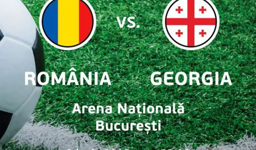ROMANIA – GEORGIA 5-1. Festival de goluri înainte de EURO 2016