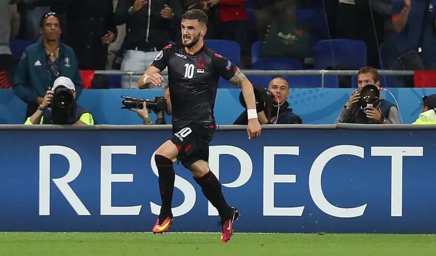 Sadiku, eroul Albaniei după meciul cu România: Nici n-am văzut când a intrat mingea în poartă