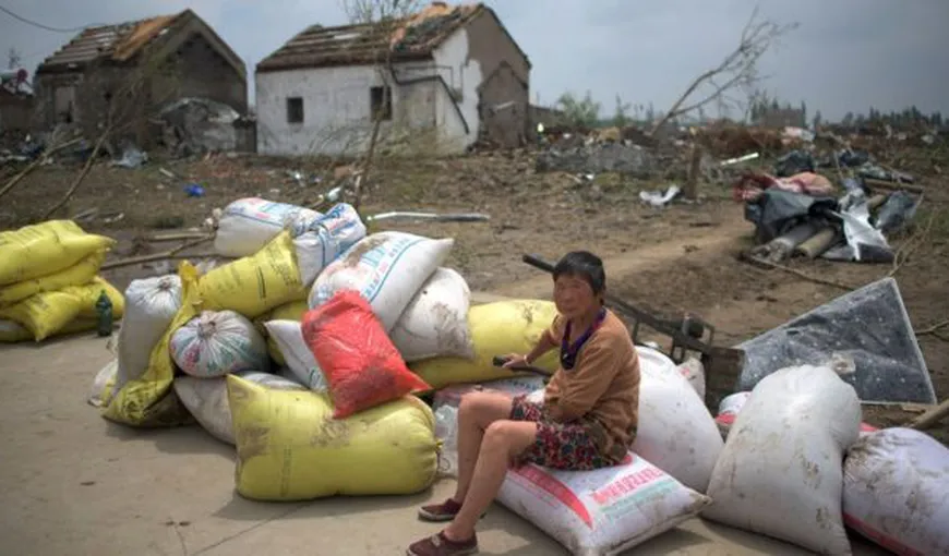 O tornadă puternică a făcut RAVAGII în China: 98 de morţi şi 850 de răniţi
