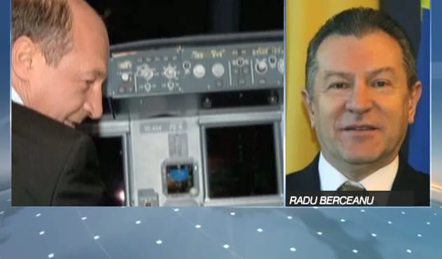 Radu Berceanu dezvăluie de ce nu a vrut Băsescu un avion precum Iohannis