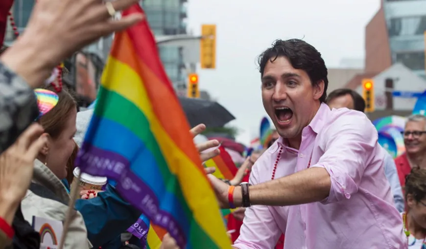 Premierul Canadei, la paradă gay