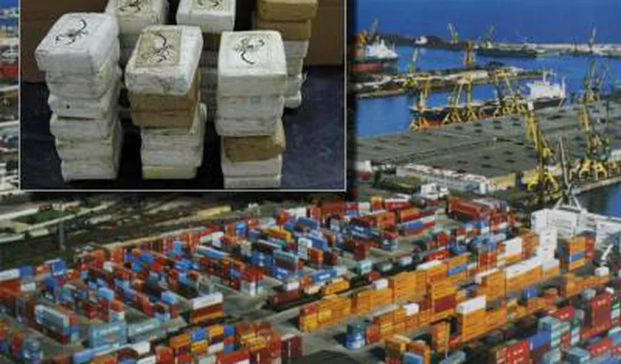 Captura de droguri descoperită în Portul din Constanţa a fost adusă la Bucureşti. Şase persoane au fost REŢINUTE