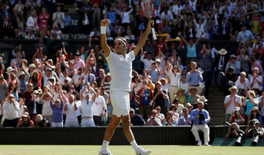Roger Federer, calificare senzaţională în semifinale, la Wimbledon. A salvat trei mingi de meci