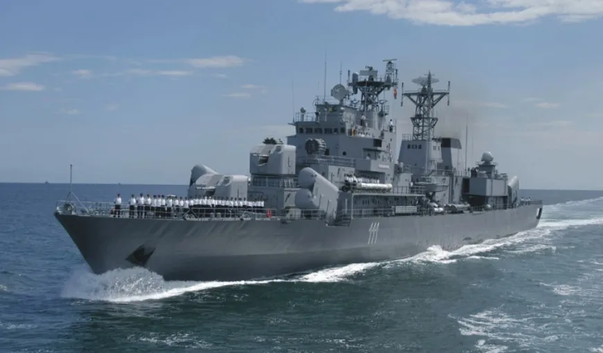 Mai multe nave militare româneşti participă la un exerciţiu în bazinul de nord – vest al Mării Negre