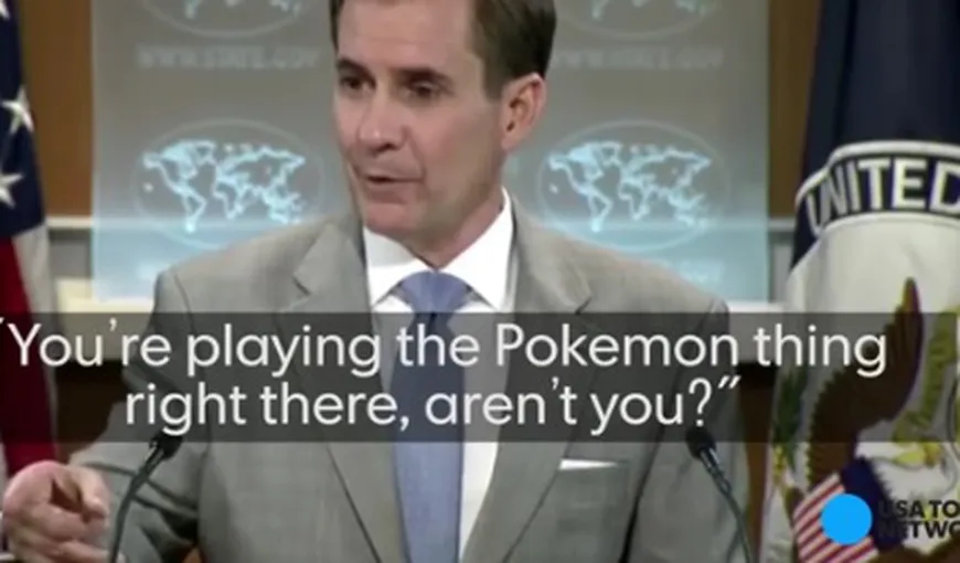 Pokemon Go a întrerupt un briefing al Departamentului de Stat consacrat luptei împotriva terorismului VIDEO