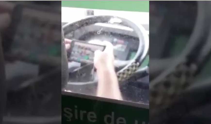 Un şofer de pe autobuzul 116 vâna pokemoni în timp ce conducea prin Bucureşti VIDEO