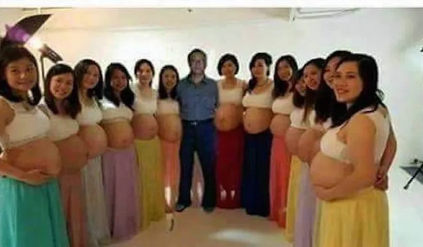 Performanţă REMARCABILĂ. Un bărbat are 13 neveste şi pe toate le-a lăsat gravide în aceeaşi lună