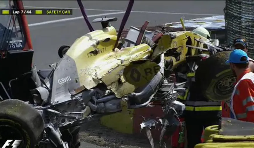 FORMULA 1. Accident GROAZNIC în Marele Premiu al Belgiei. CURSA a fost oprită după nouă tururi VIDEO