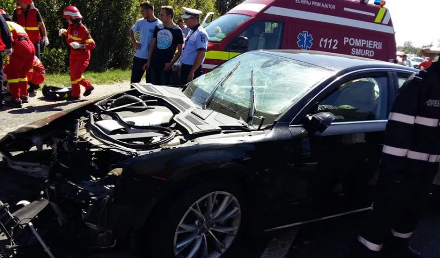 Fiul chestorului Dan Valentin Fătuloiu, fost şef al Poliţiei Argeş, implicat într-un accident rutier
