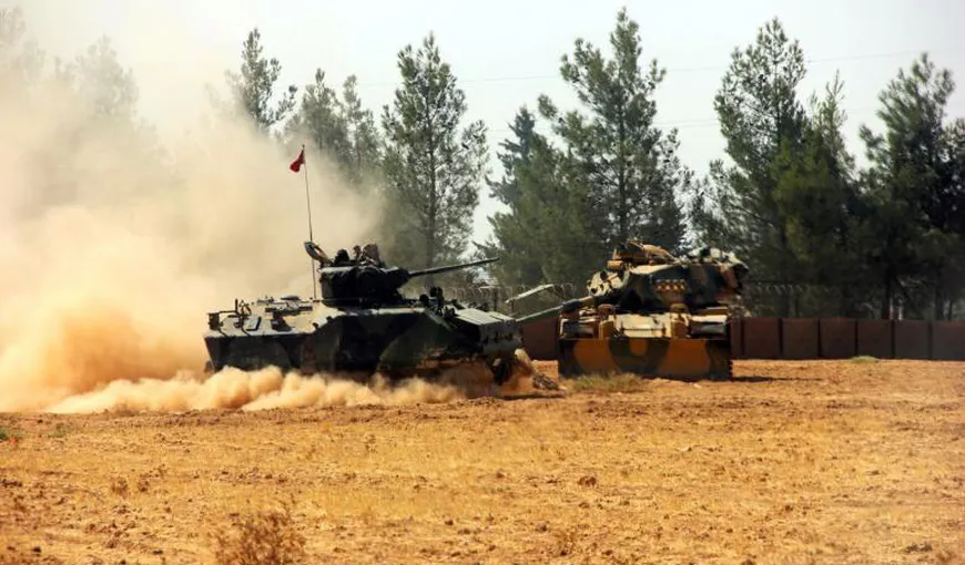 Operaţiunea Scutul Eufratului în Siria. Forţele speciale turce au intrat în nordul ţării. Avioanele coaliţiei atacă Statul Islamic