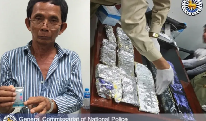 ROMÂN arestat în Cambodgia, cu 5 kilograme de cocaină. Bărbatul riscă închisoarea pe viaţă