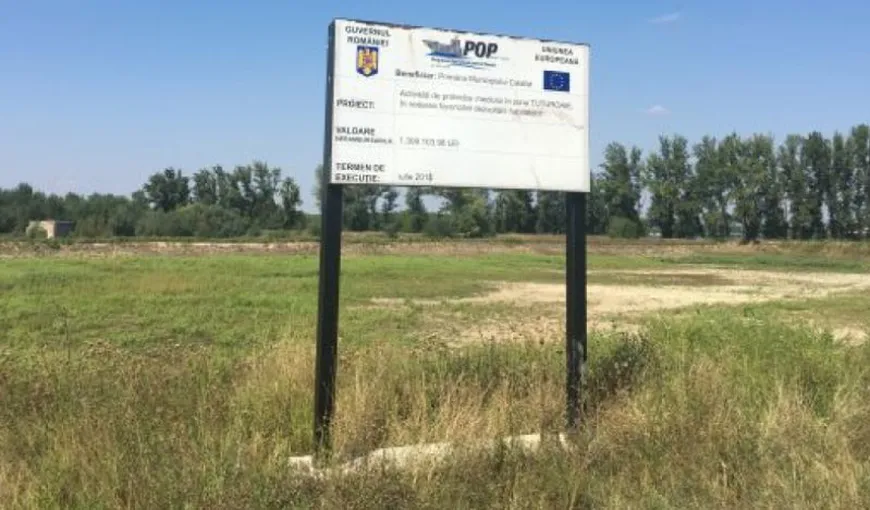 Dolj: Un heleşteu amenajat în Calafat cu fonduri UE de 300.000 euro a secat după o lună
