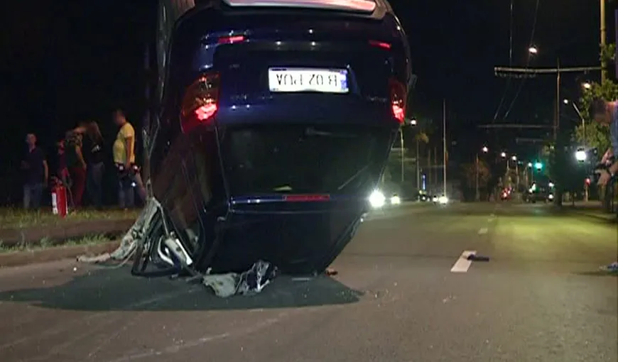 Accident lângă Palatul Cotroceni din Capitală, după ce un şofer a pierdut controlul volanului