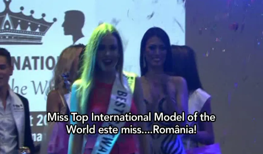 O româncă de 19 ani, desemnată cel mai bun model din lume