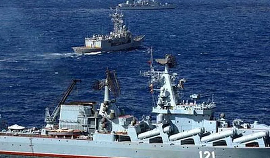 Rusia face manevre navale în Marea Mediterană