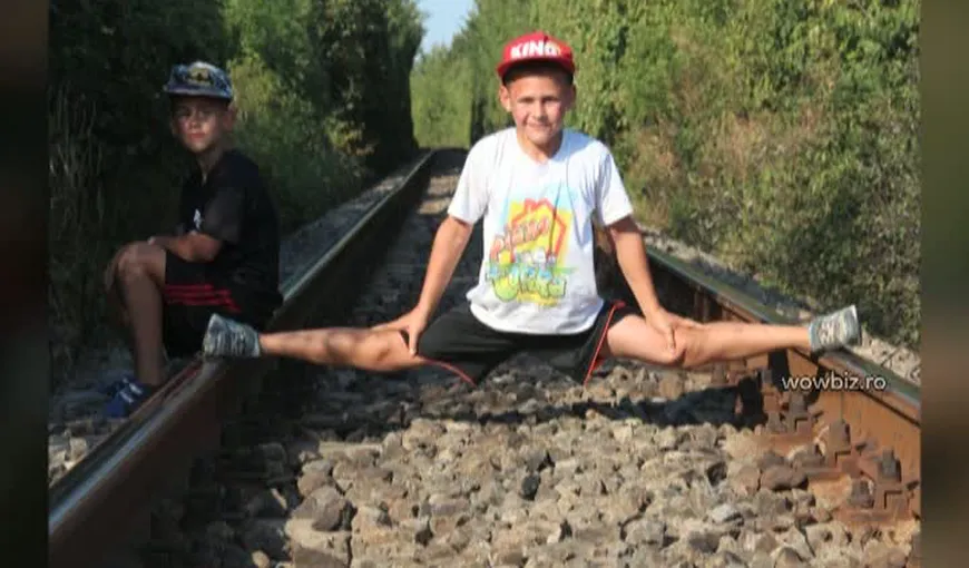 Micul Hercule, antrenament şocant pe calea ferată VIDEO