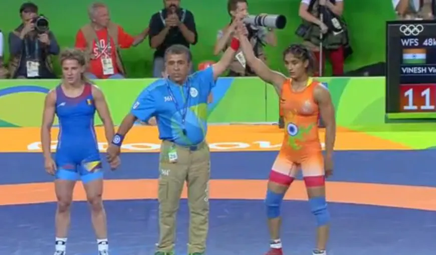 OLIMPIADĂ. Încă o zi nefastă pentru români, la Rio. Luptătoarea Alina Vuc a fost eliminată în primul tur la 48 kg