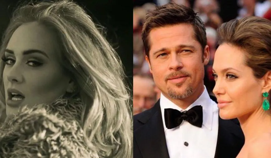 Cântăreaţa Adele, implicată în despărţirea dintre Brad Pitt şi Angelina Jolie