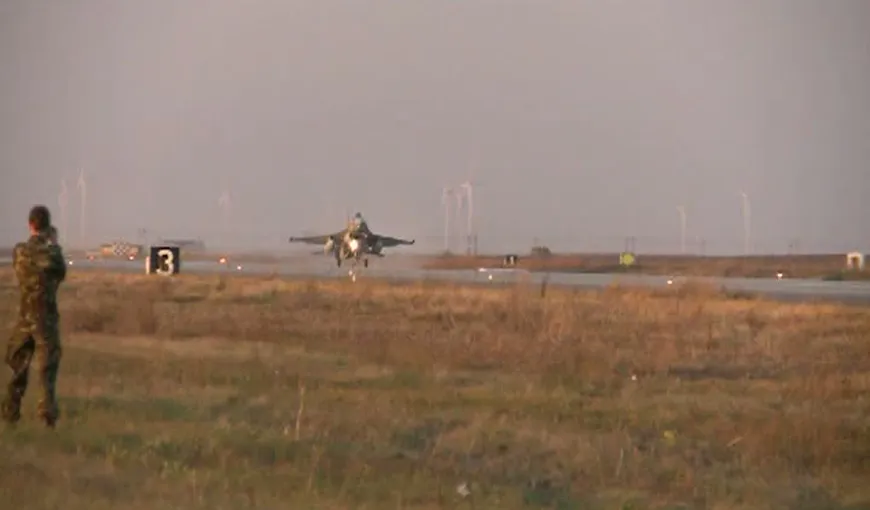 Avioane F-16 ale României au aterizat la baza militară