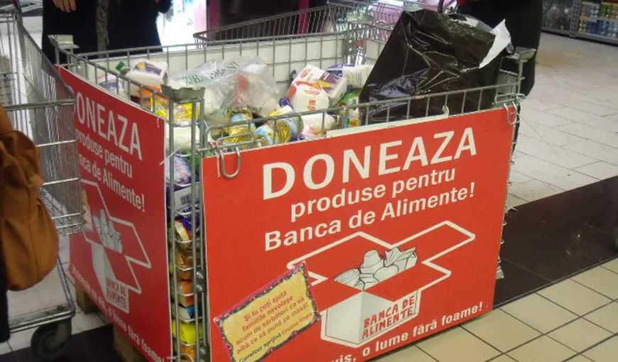 O bancă de alimente pentru persoanele nevoiaşe, înfiinţată în Bucureşti