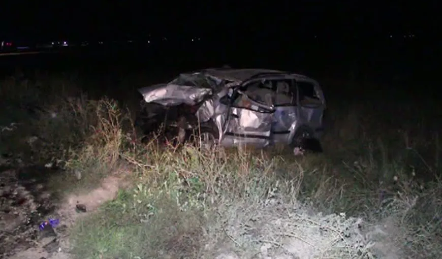 Accident grav în Buzău. O persoană a murit, iar alte patru au fost rănite VIDEO