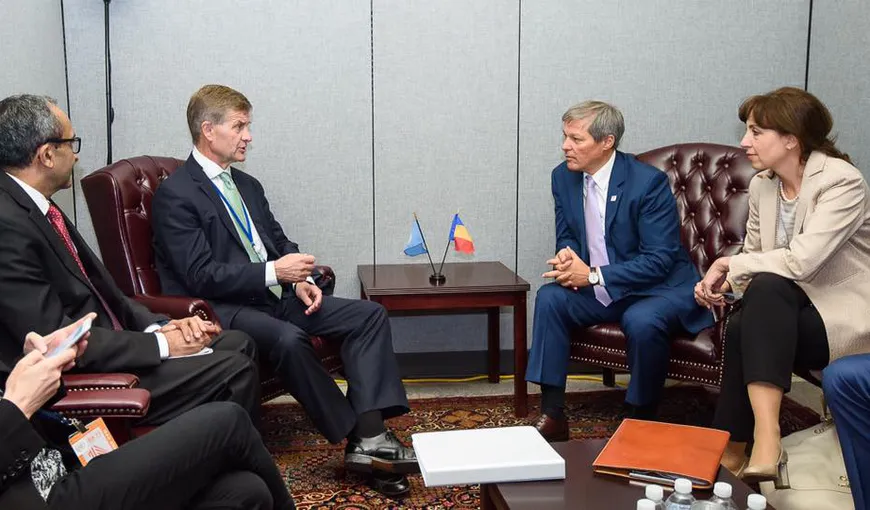Dacian Cioloş, după prima zi la ONU: România are vocaţia unui actor important în relaţiile internaţionale multilaterale