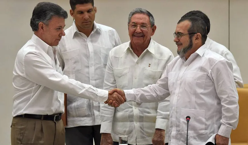 Columbia: Acordul de pace cu gherila marxistă FARC se va semna pe 26 septembrie