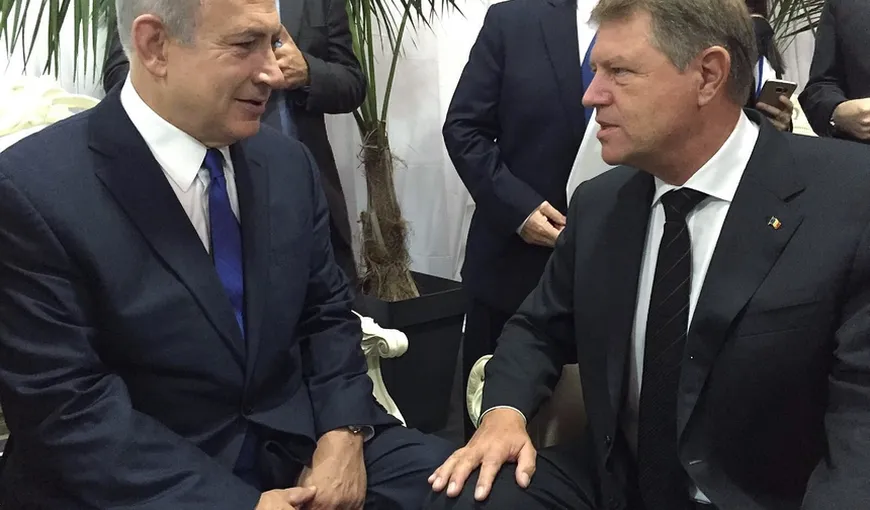 Klaus Iohannis s-a întâlnit cu Benjamin Netanyahu, premierul Israelului
