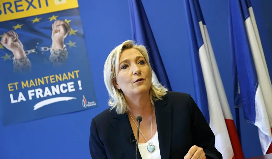 Franţa, afară din UE după Marea Britanie? Promisiunea făcută de Marine Le Pen