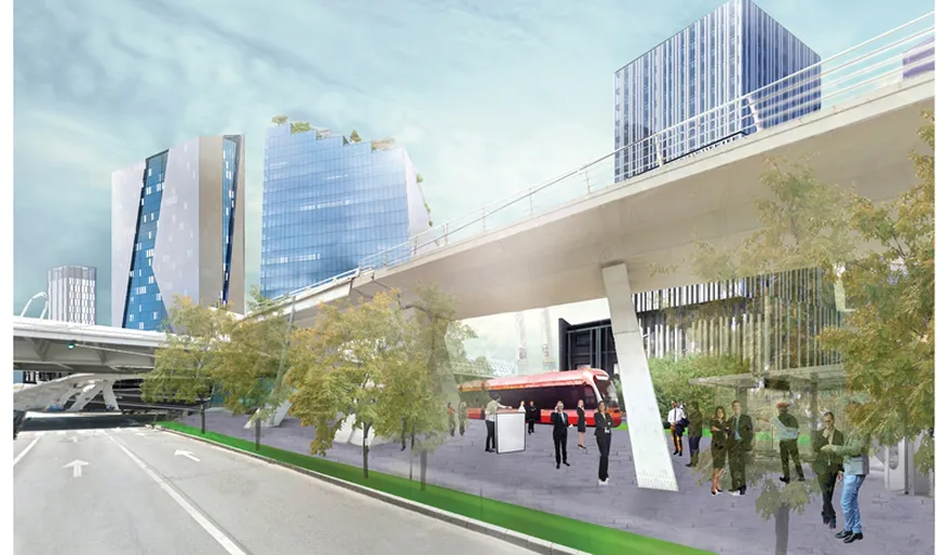 Proiect urbanistic: Gara de Nord să fie mutată mai aproape de Podul Grant, cu care să fie legată prin tren de mare viteză