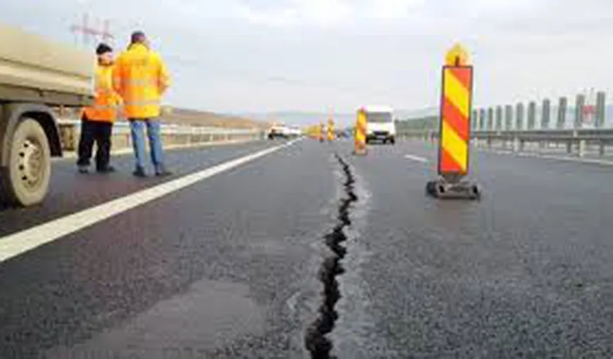 Şeful CNADNR a anunţat data la care se va relua circulaţia pe autostrada surpată Orăştie-Sibiu